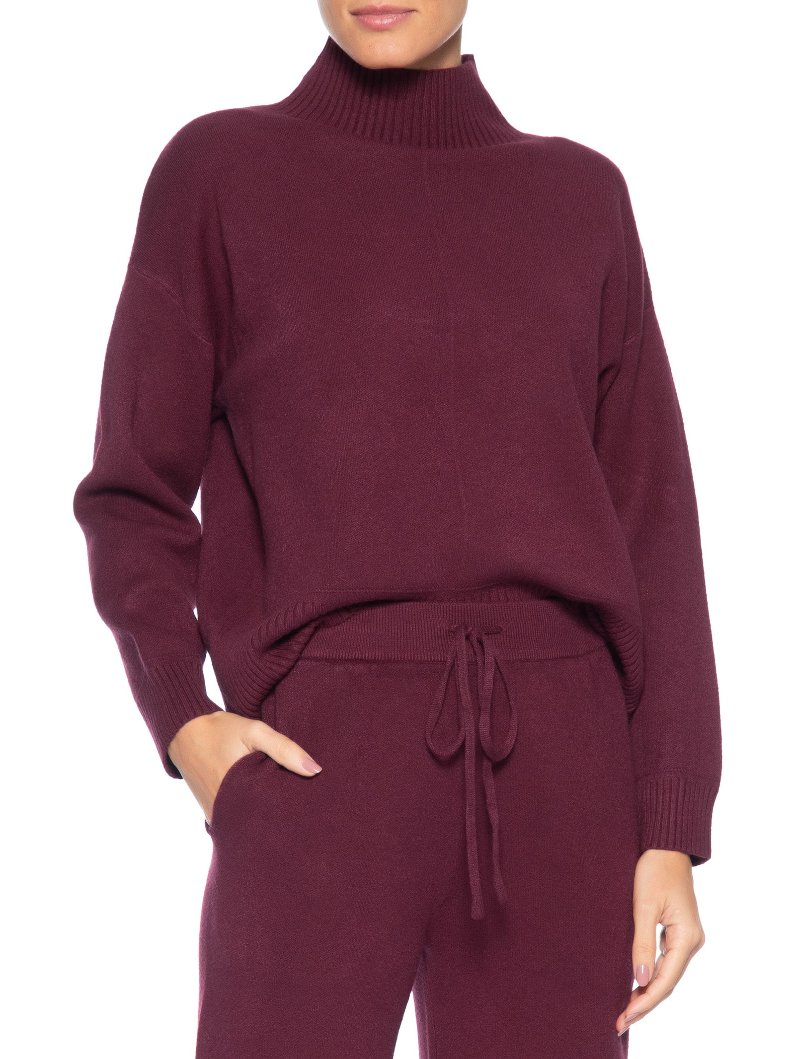 Conjunto Feminino em Tricot – Vermelho Market 33