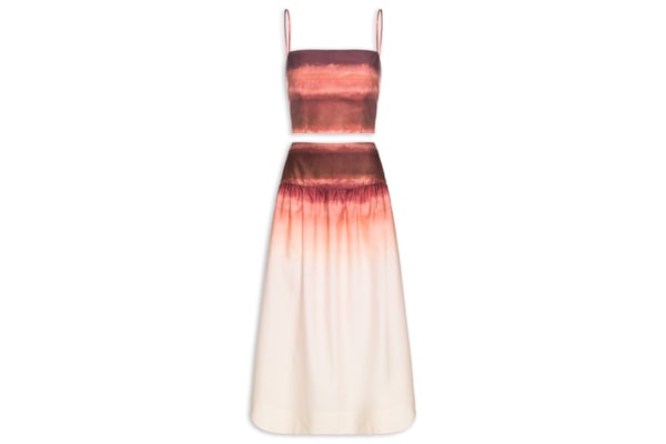 Conjunto Feminino Estampa Nascente - Vermelho