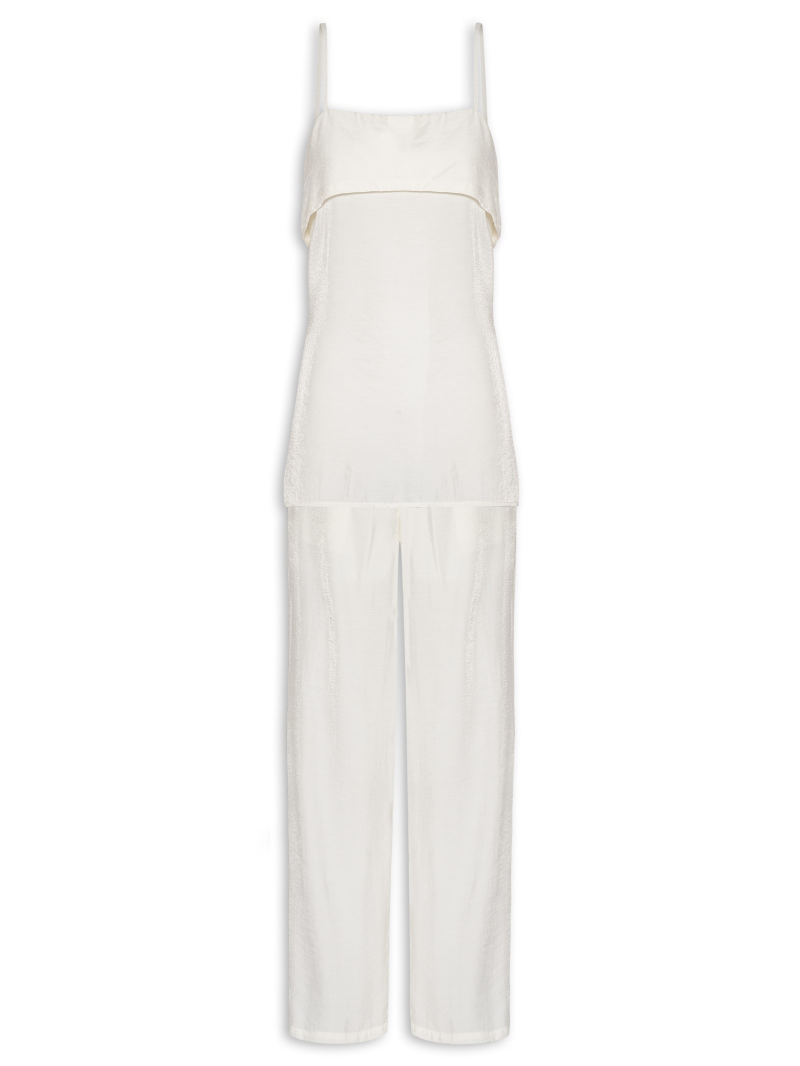Conjunto Feminino Fluido Off White Market 33