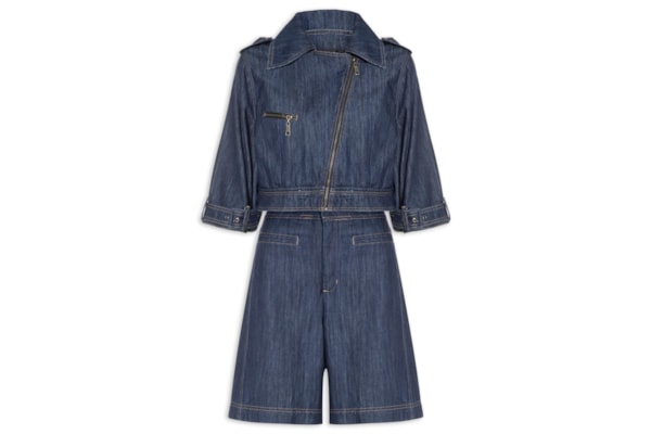 Conjunto Feminino Jeans - Azul