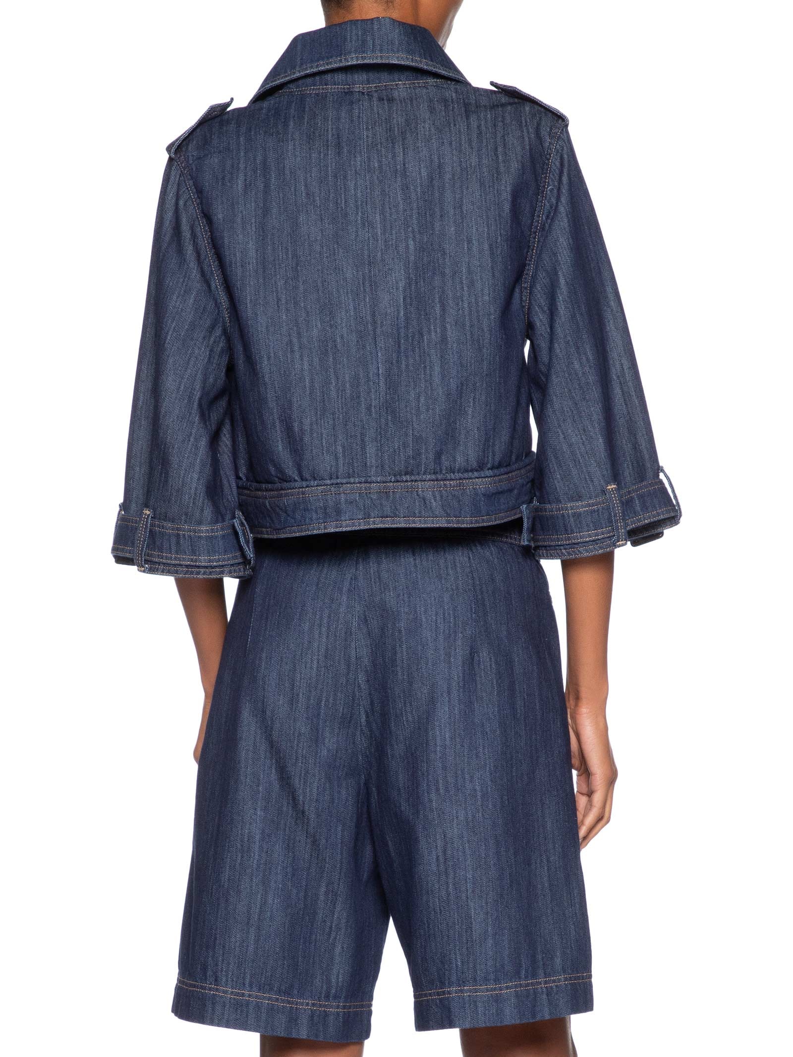 Conjunto Feminino Jeans Azul Forum + Tufi Duek