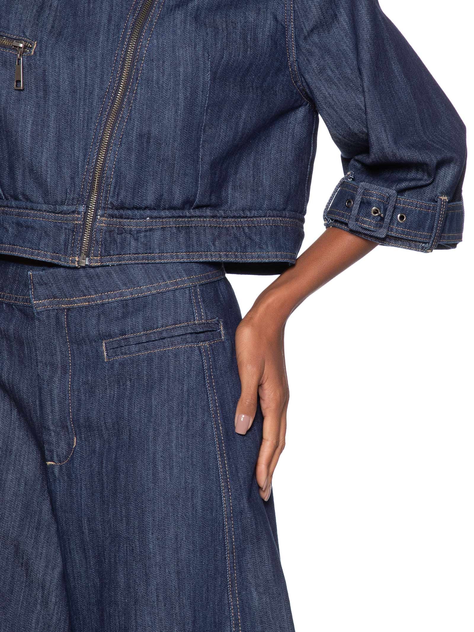 Conjunto Feminino Jeans Azul Forum + Tufi Duek