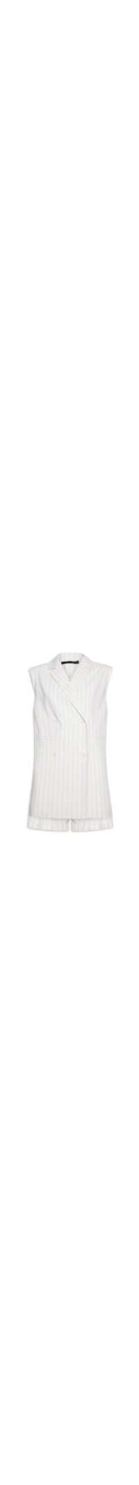 Conjunto Feminino Maxi Colete e Short - Branco