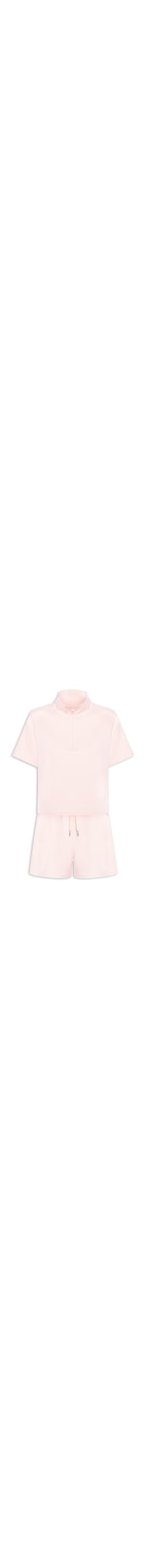 Conjunto Feminino Polo E Shorts - Rosa