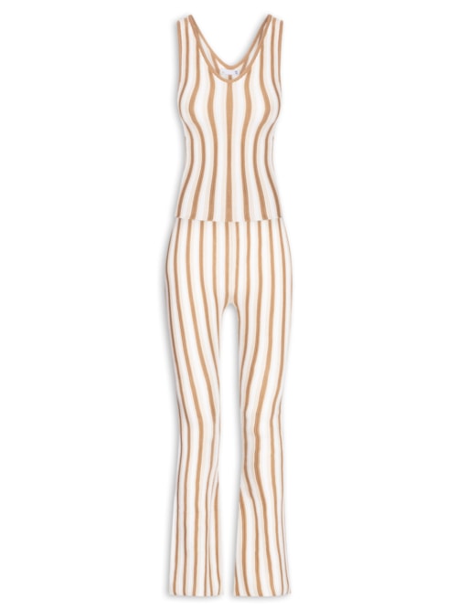 Conjunto Feminino Regata e Calça – Off White