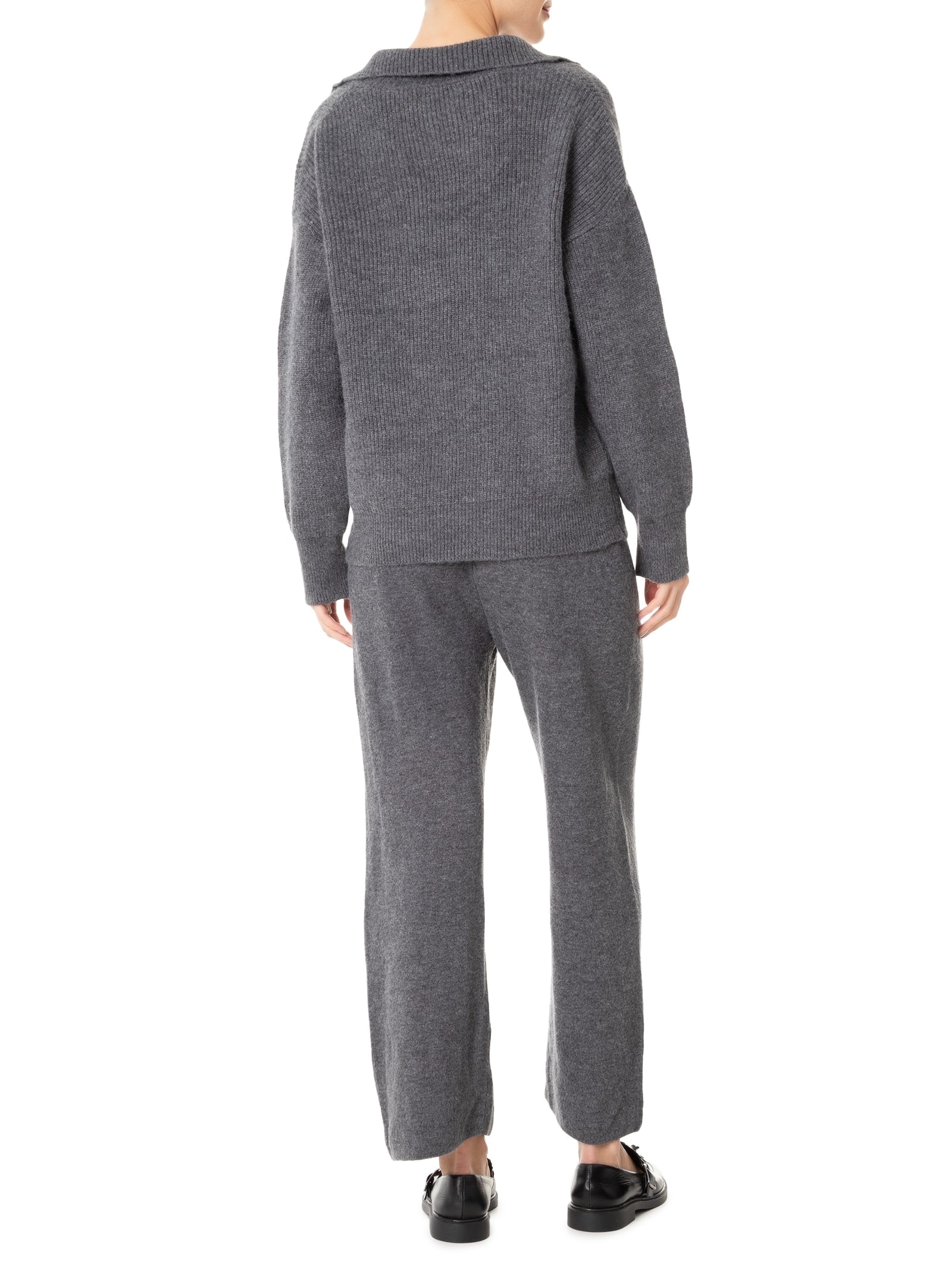 Conjunto Feminino Tricot Comfy Cinza Basiq