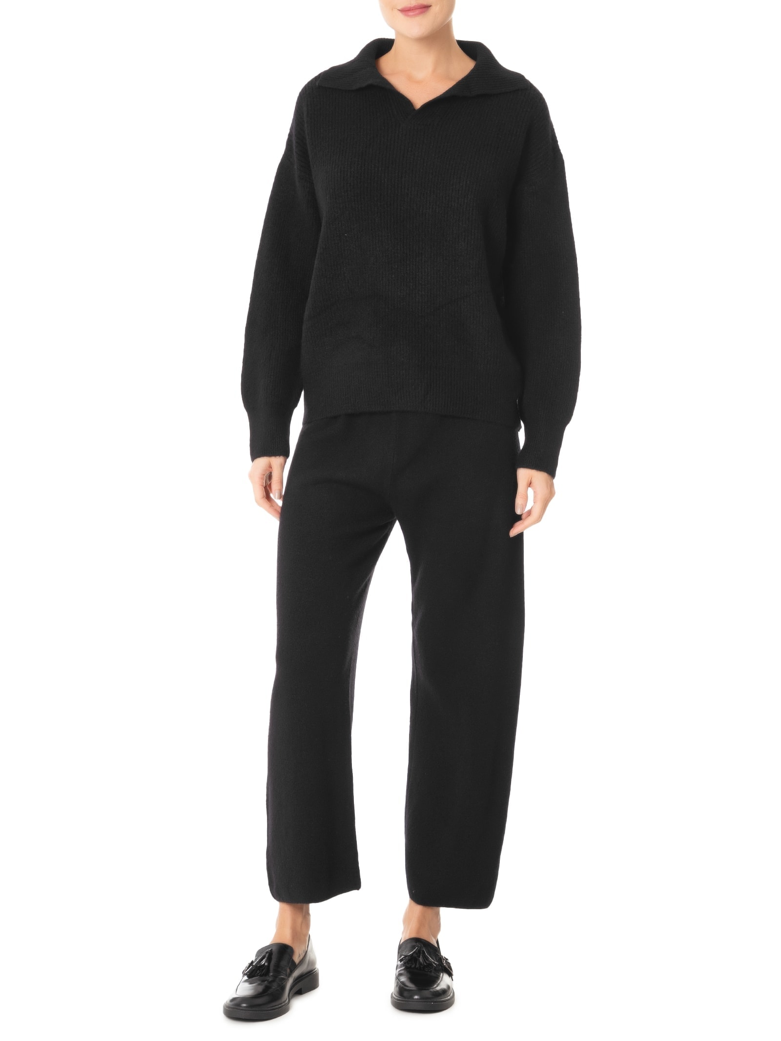 Conjunto Feminino Tricot Comfy Preto Basiq