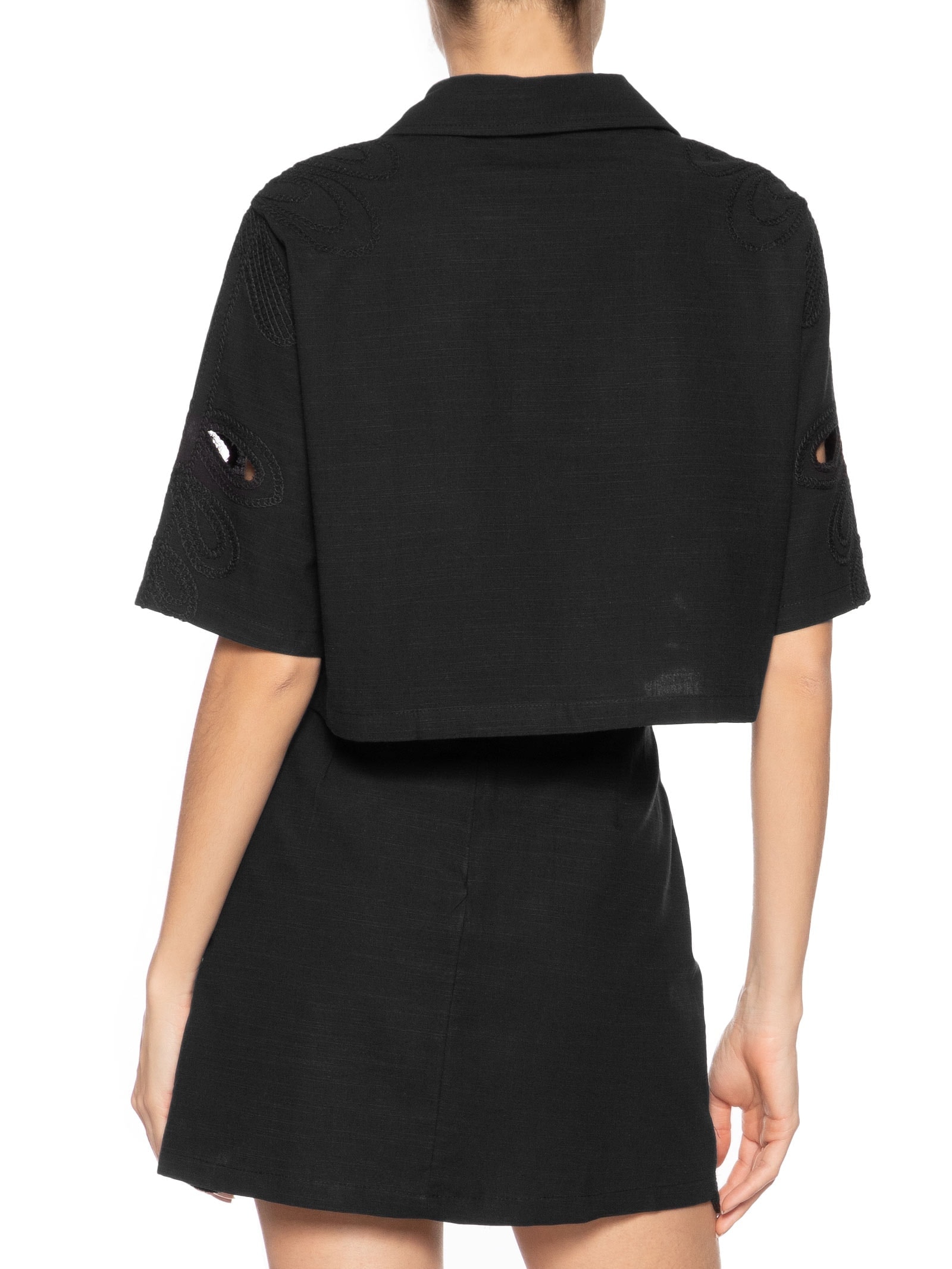 Conjunto Feminino Vazado Preto Market 33