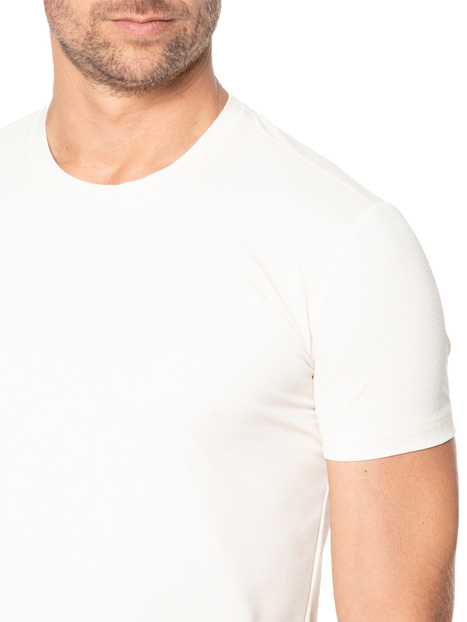 Conjunto Masculino Básico Camiseta E Bermuda Off White Basiq Men