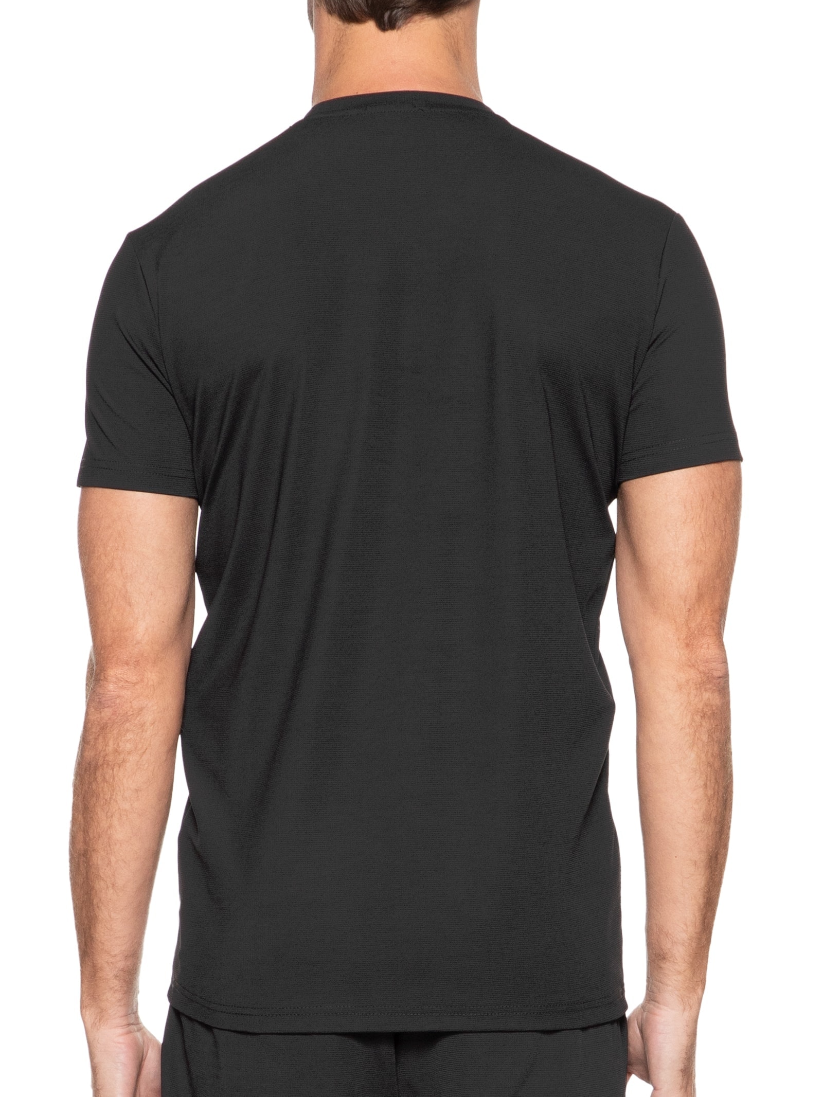 Conjunto Masculino Básico Camiseta E Bermuda Preto Basiq Men