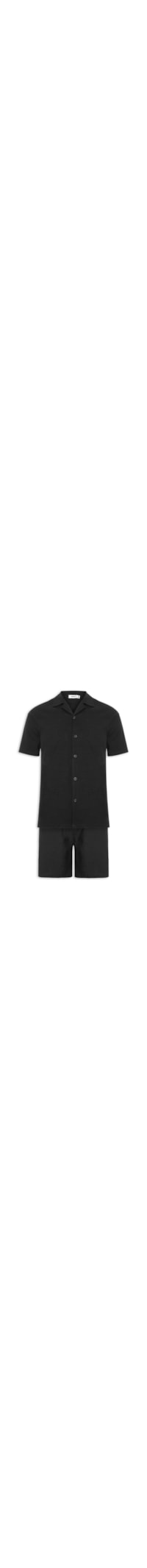 Conjunto Masculino Camisa Com Shorts - Preto