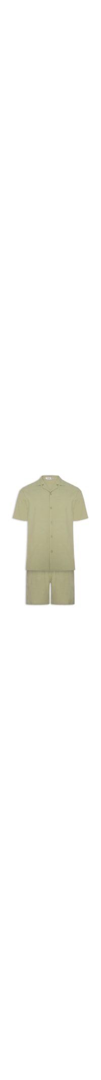 Conjunto Masculino Camisa Com Shorts - Verde