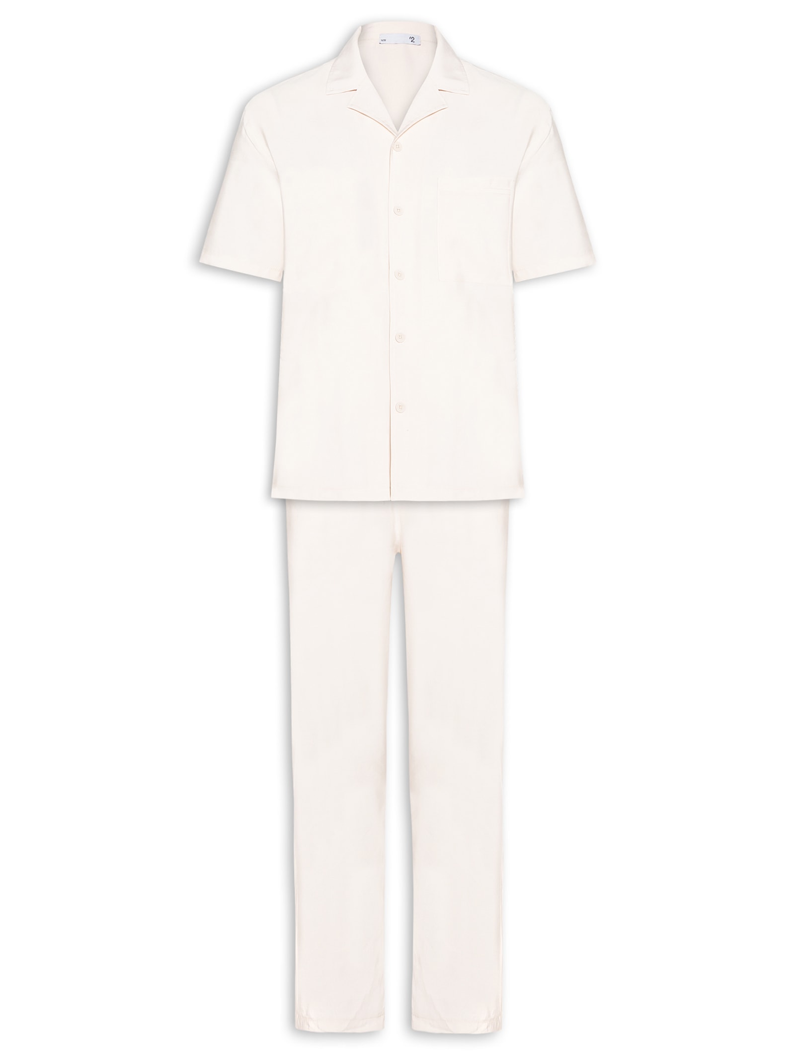 Conjunto Masculino Camisa E Calça Comfy Bege '2 Essential