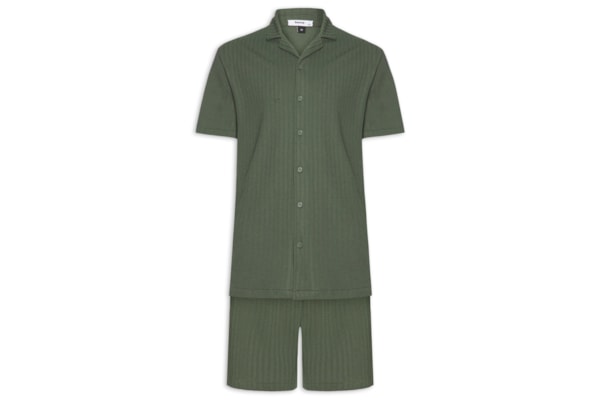Conjunto Masculino Camisa E Shorts - Verde