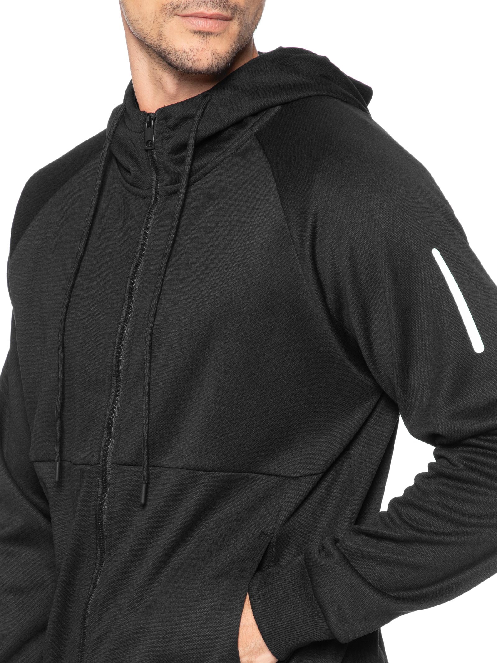 Conjunto Masculino Em Moletom Básico Preto Basiq Men