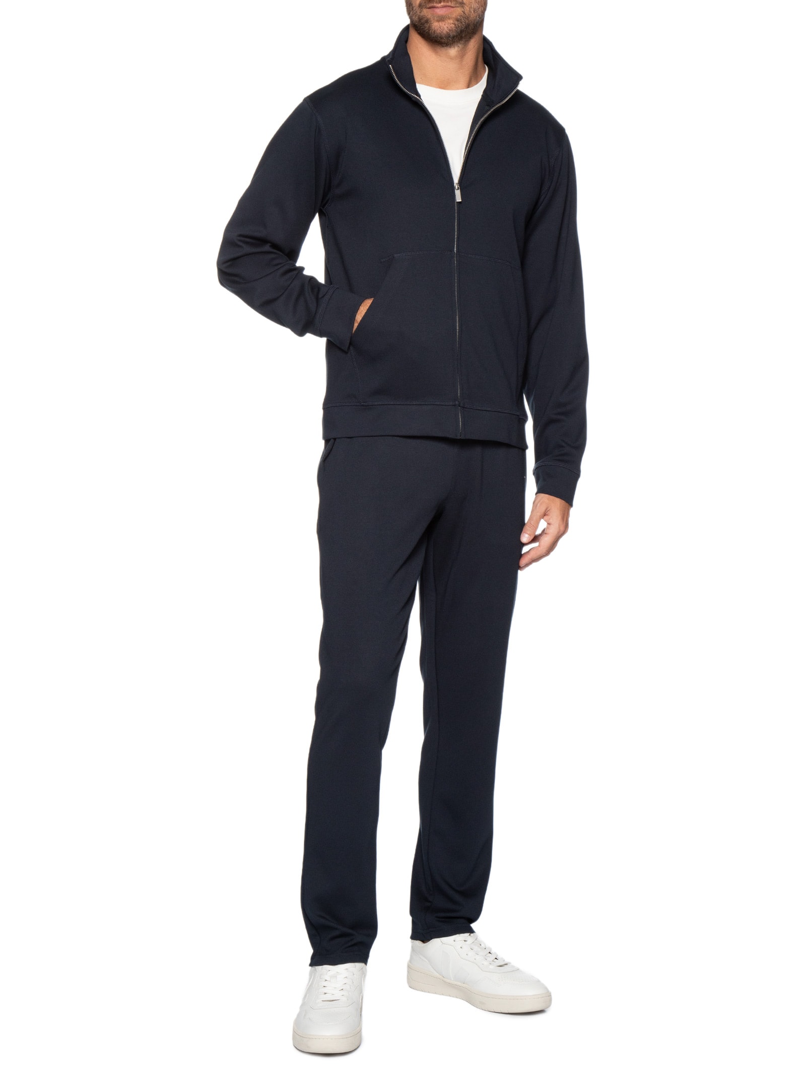 Conjunto Masculino Moletom Azul '2 Essential