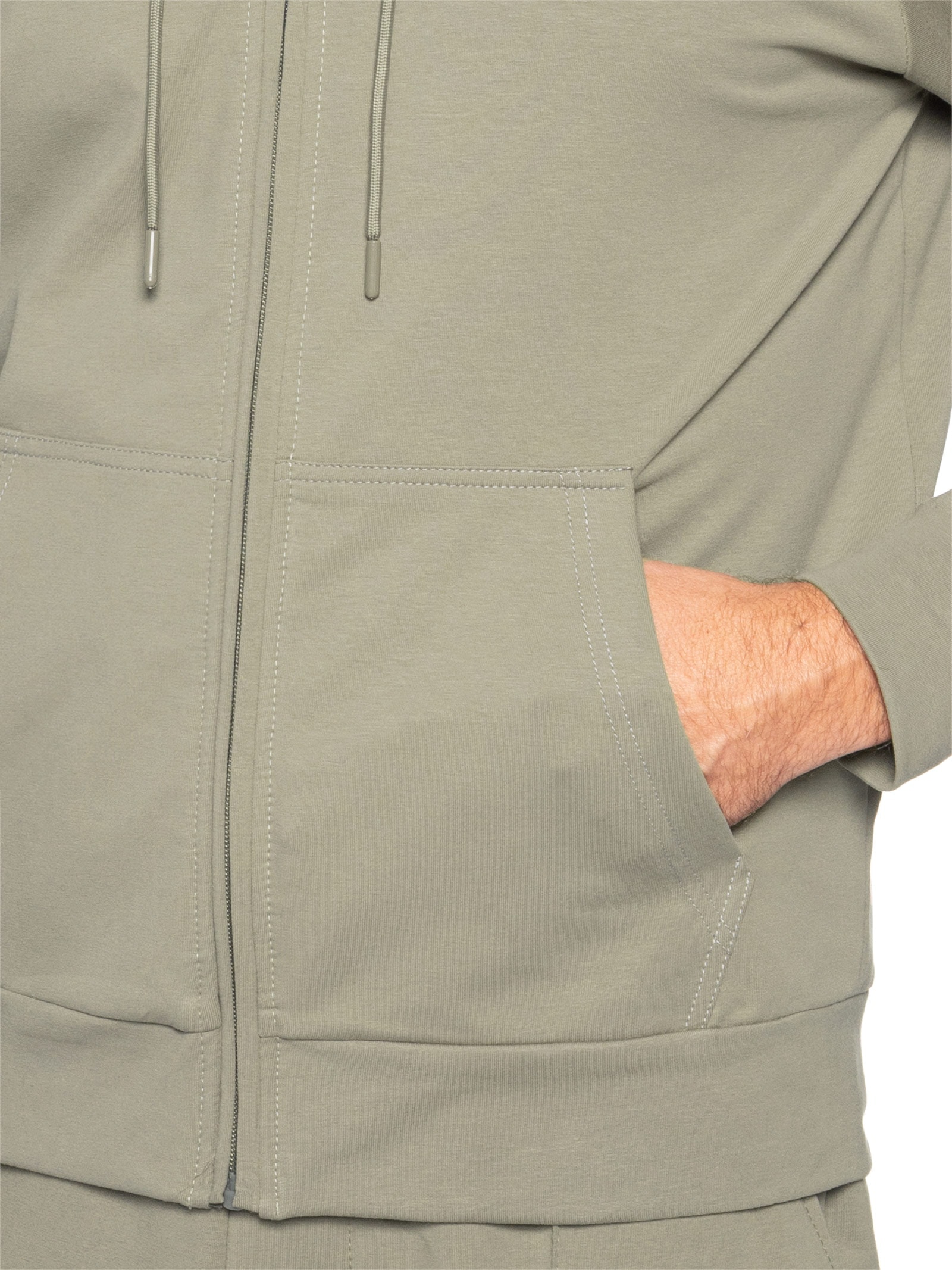 Conjunto Masculino Moletom Com Gorro Básico Verde Basiq Men