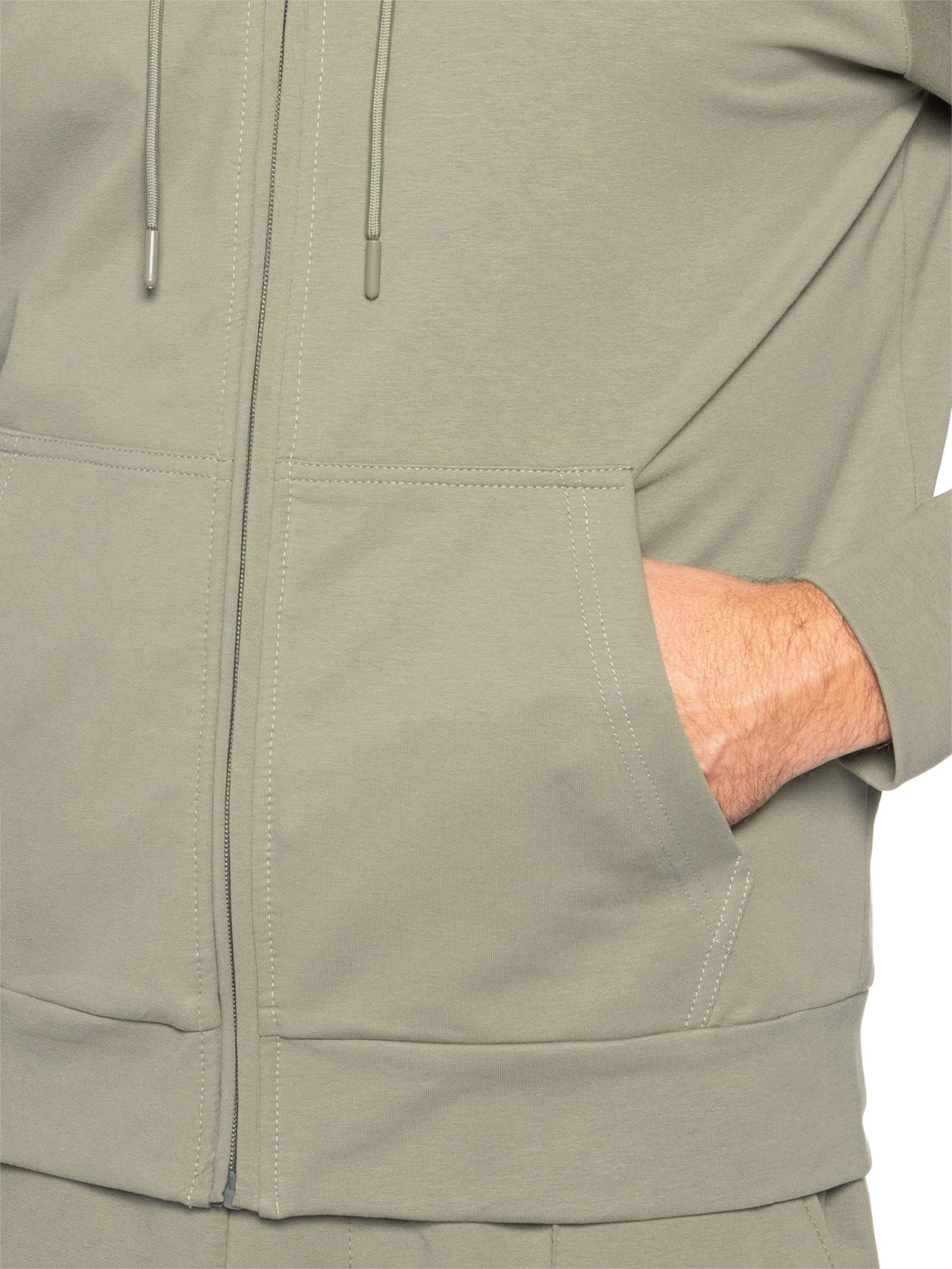 Conjunto Masculino Moletom Com Gorro Básico Verde Basiq Men