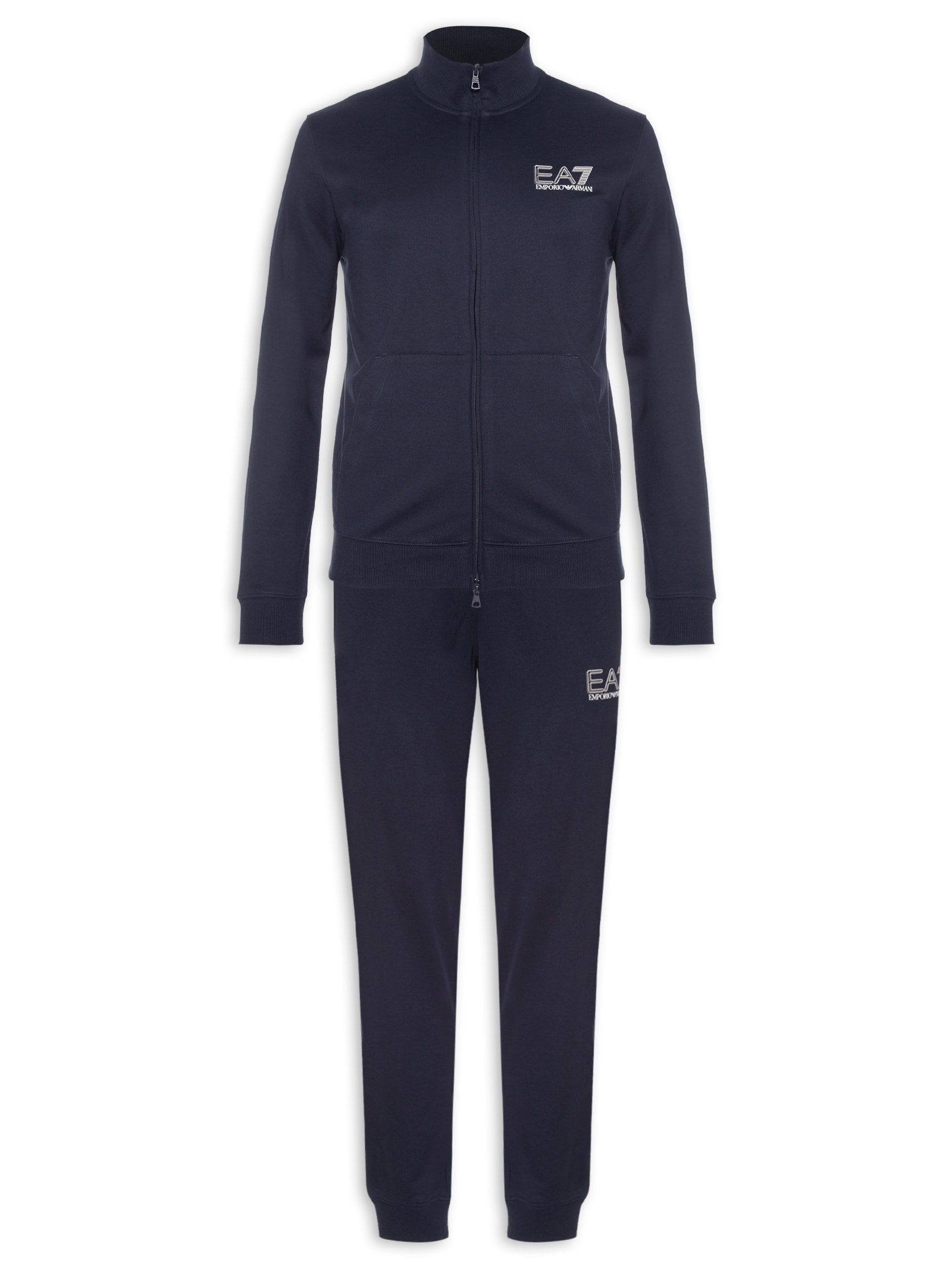 Conjunto Masculino Moletom Train Visibility Azul Ea7 Emporio Armani