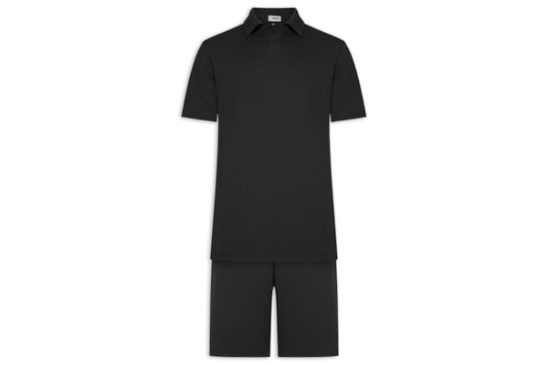 Conjunto Masculino Polo E Bermuda - Preto
