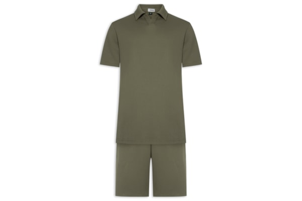 Conjunto Masculino Polo E Bermuda - Verde