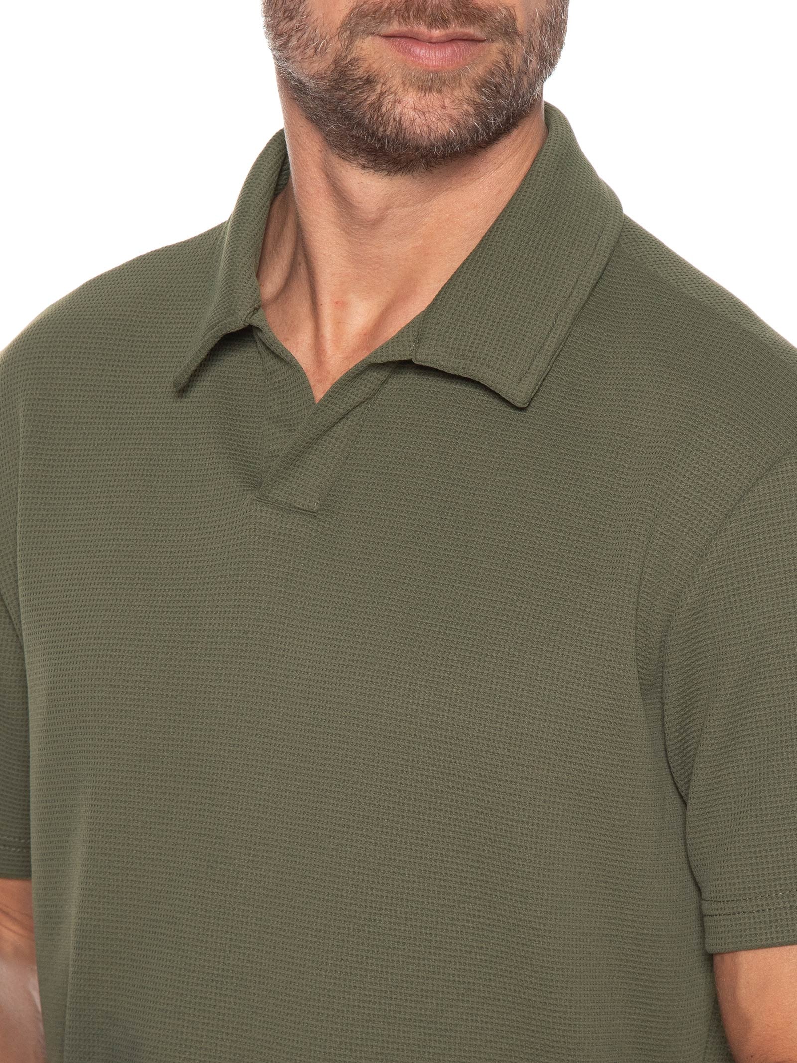 Conjunto Masculino Polo E Bermuda Verde Basiq Men