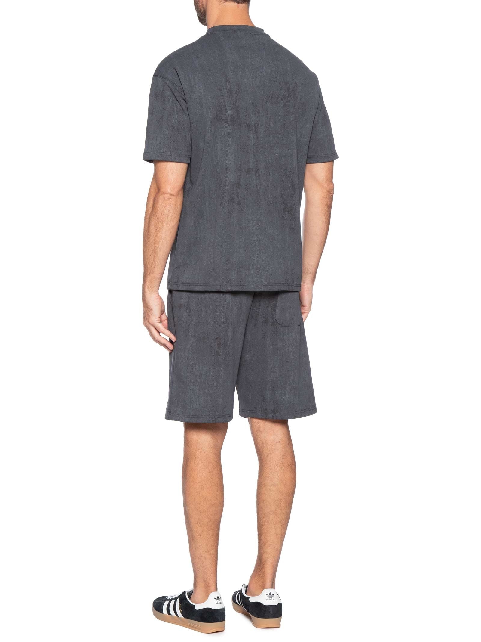 Conjunto Masculino Short E Camiseta Cinza Basiq Men