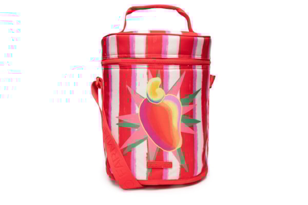 Cooler Farofa Caju Listrado - Rosa