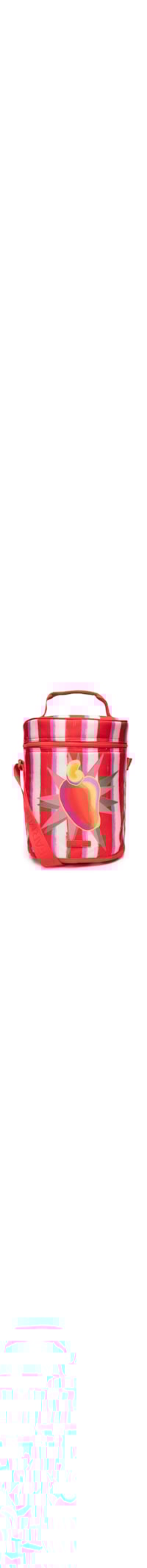 Cooler Farofa Caju Listrado - Rosa