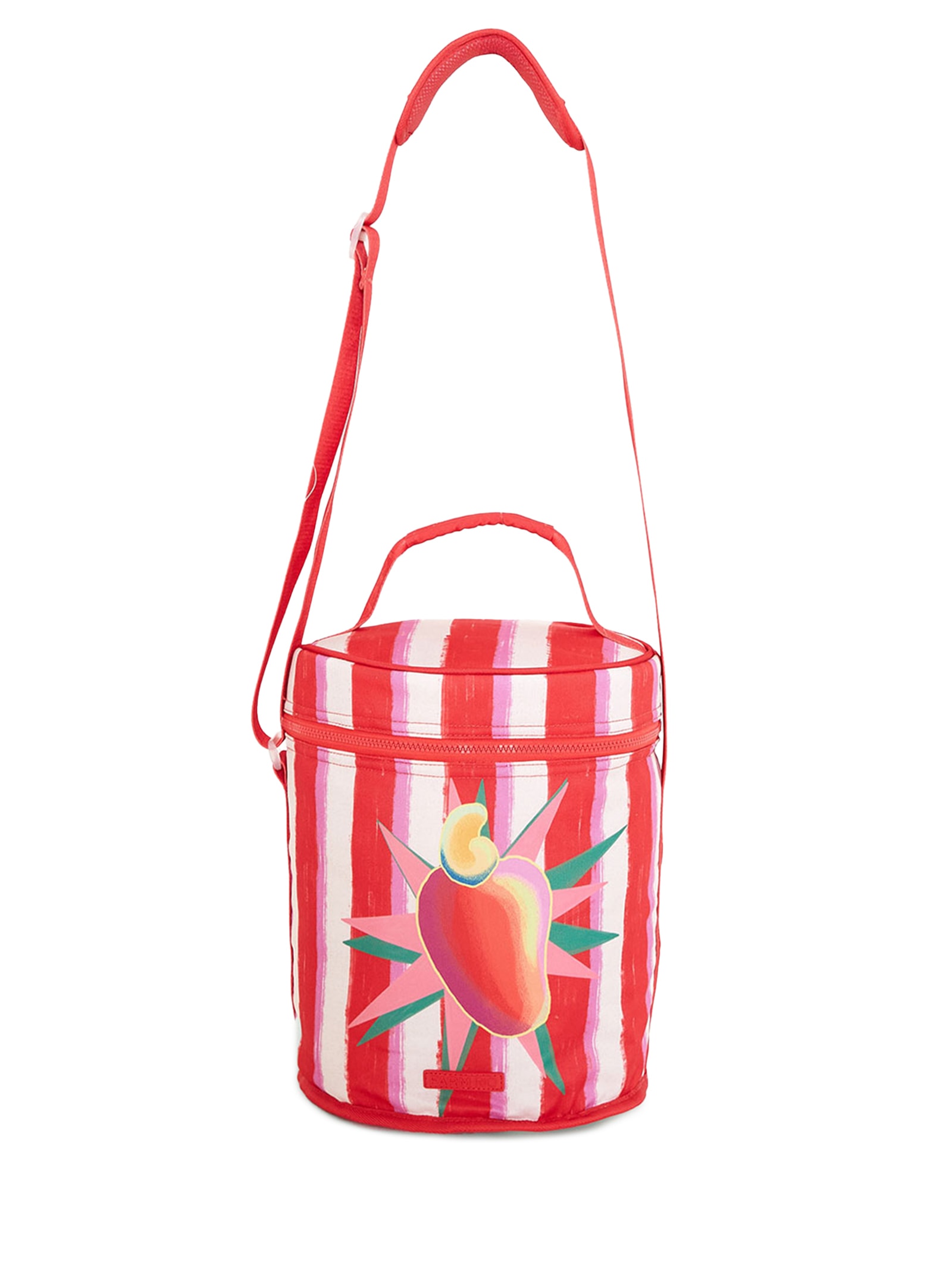 Cooler Farofa Caju Listrado Rosa Farm Etc