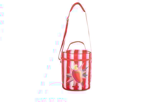 Cooler Farofa Caju Listrado - Rosa