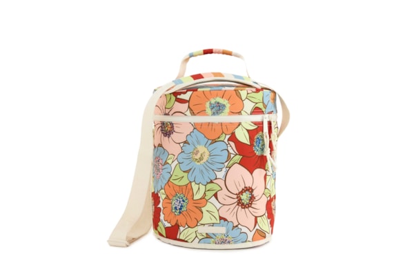 Cooler Farofa Floral Carolina - Branco