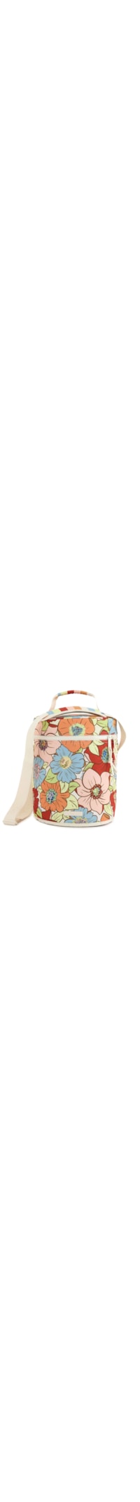 Cooler Farofa Floral Carolina - Branco