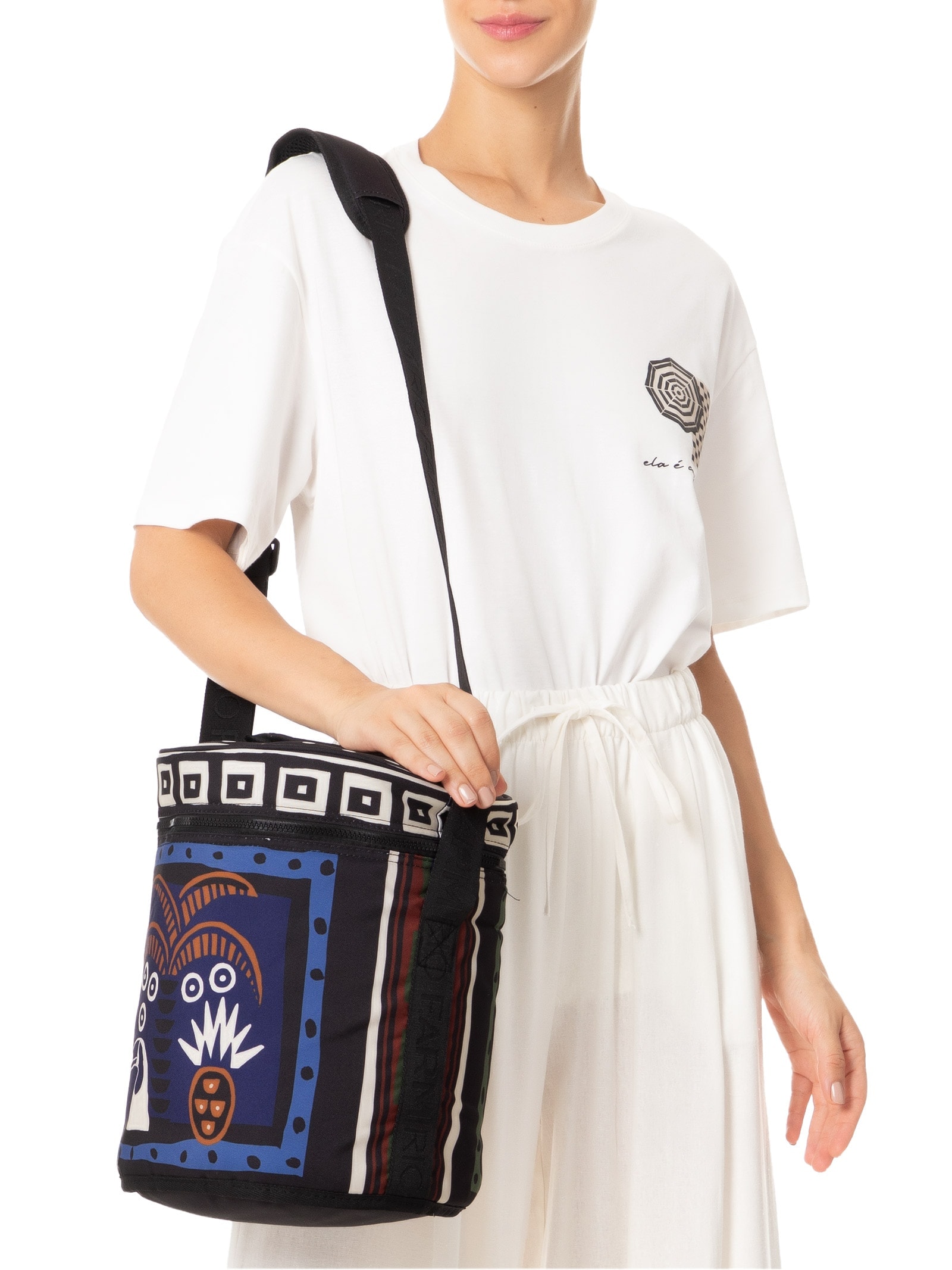 Cooler Farofa Gráfico Tropi Preto Farm Etc