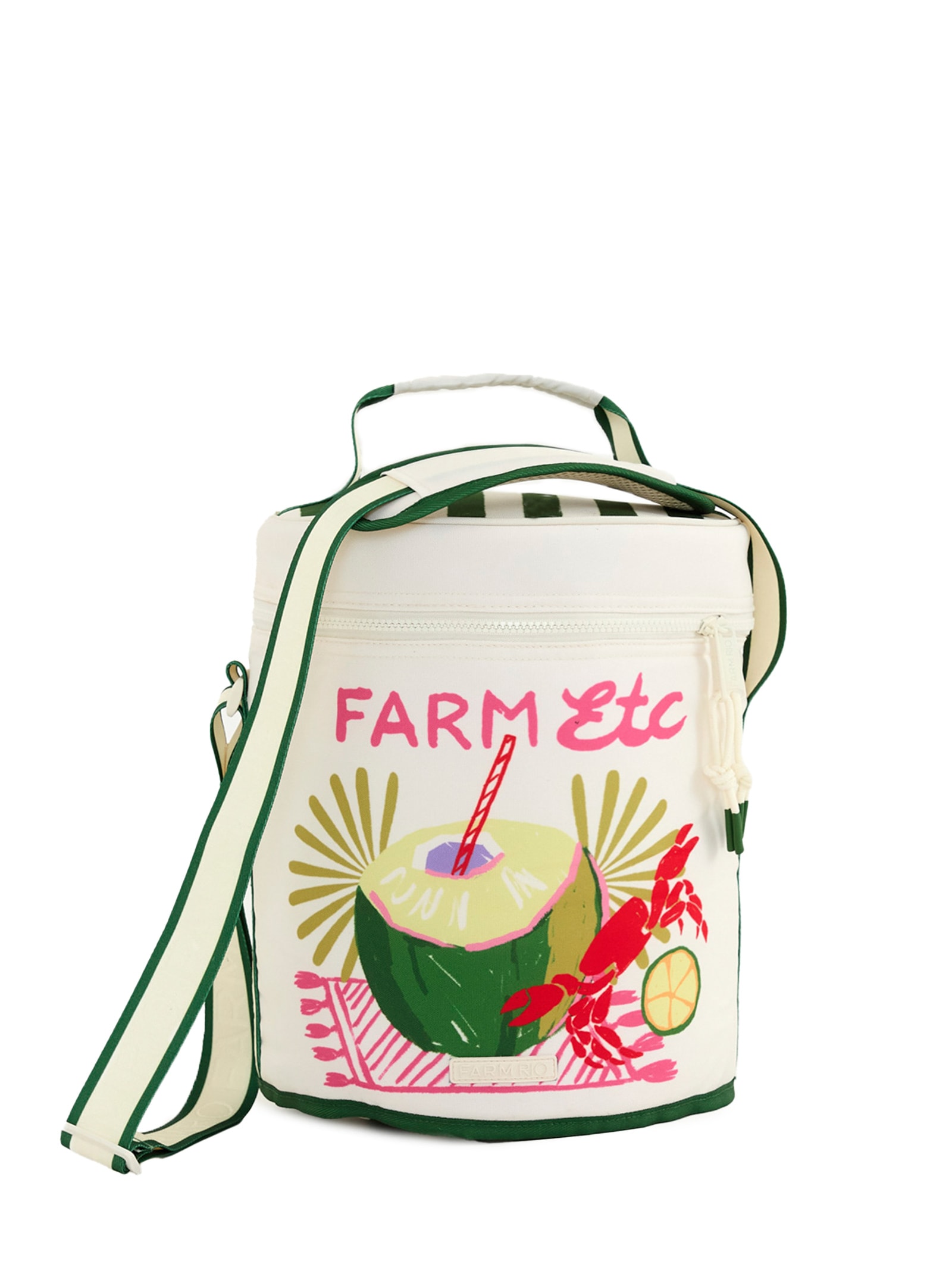Cooler Farofa Lenço Comida de Praia – Branco Farm Etc