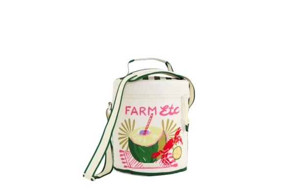 Cooler Farofa Lenço Comida de Praia – Branco