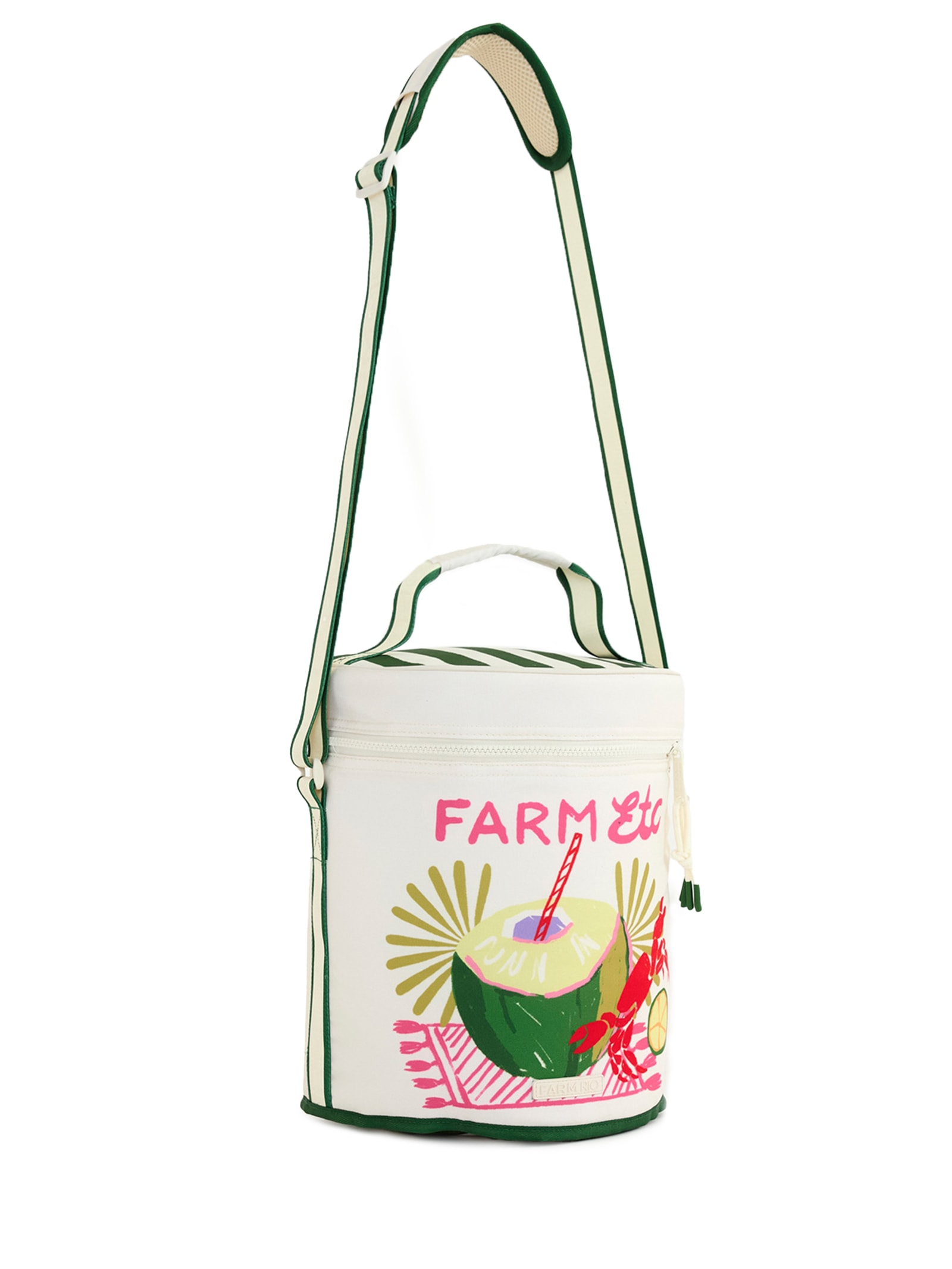 Cooler Farofa Lenço Comida de Praia – Branco Farm Etc