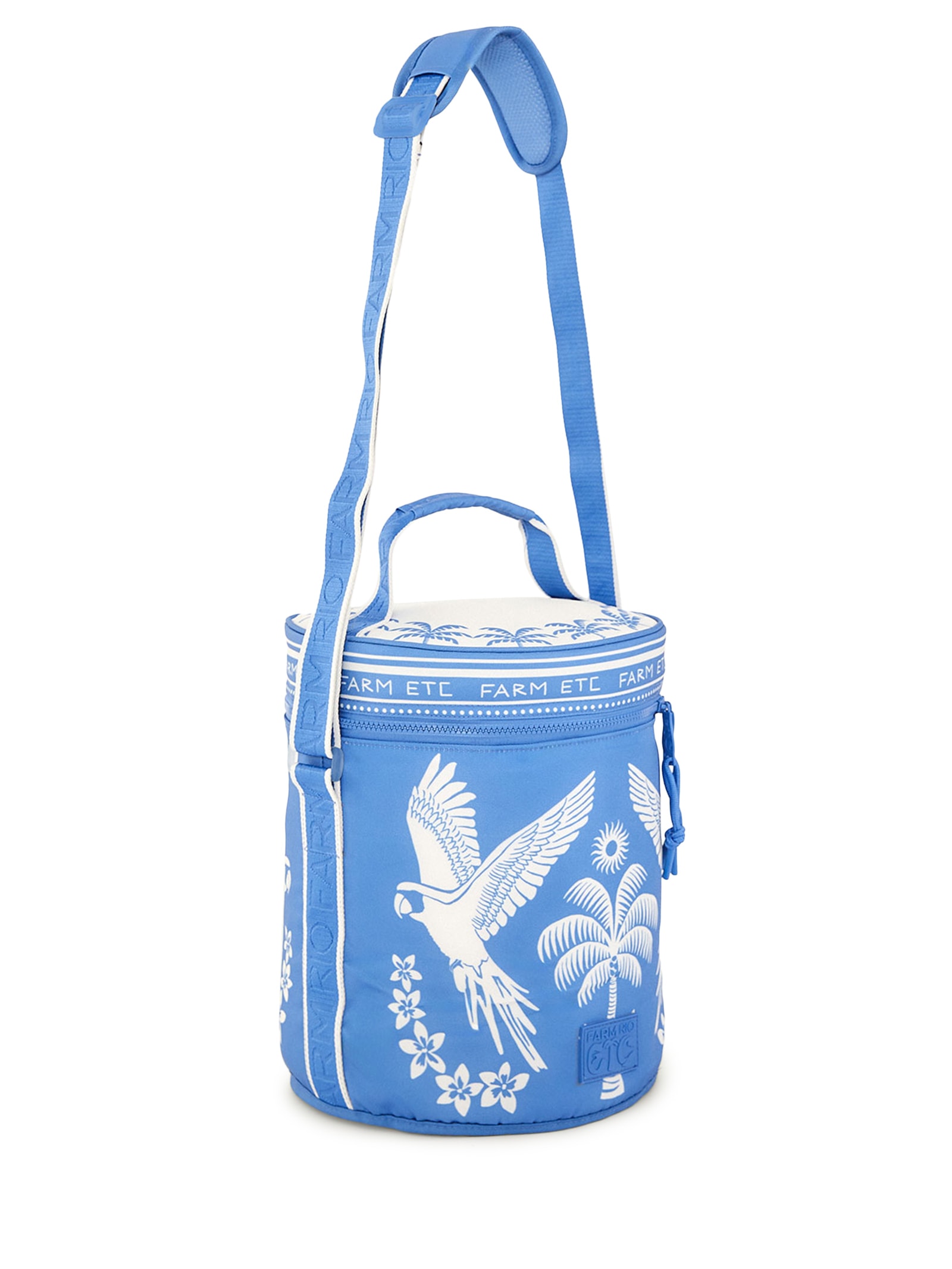 Cooler Farofa Lenço Tropical – Azul Farm Etc