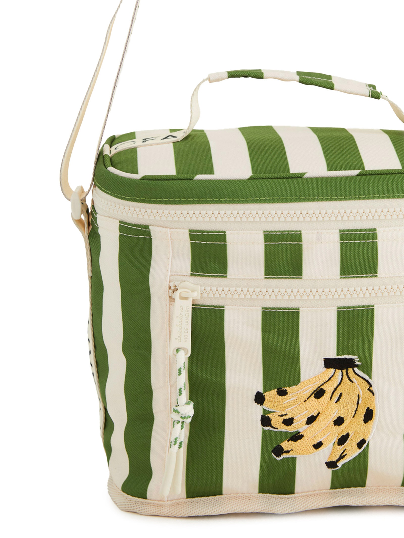 Cooler Mini Farofa Banana Tropical Verde Farm Etc