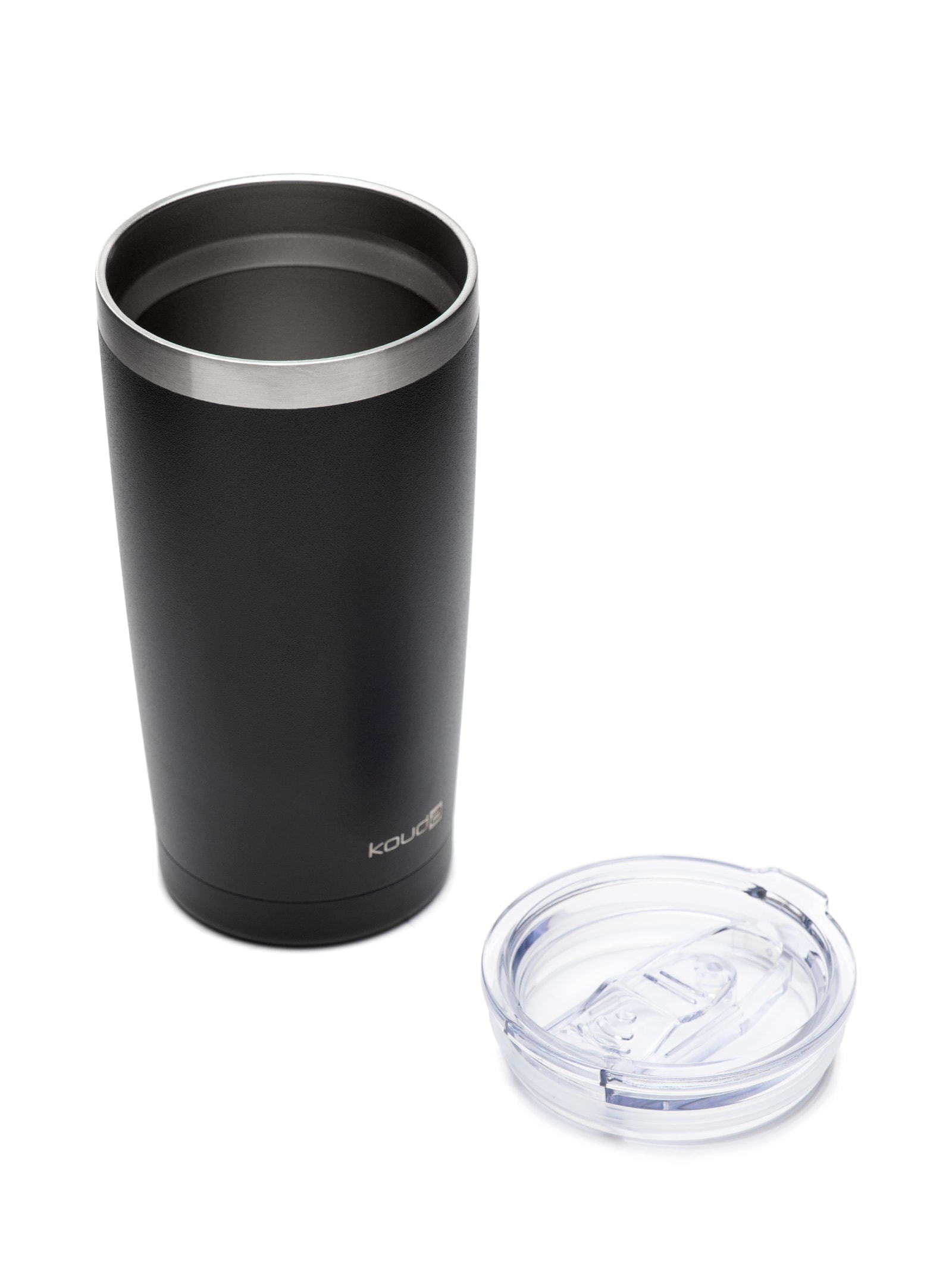 Copo Classic Em Aço Inox 500 ml Preto Kouda