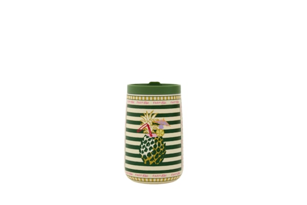 Copo Feminino Que Sede Lenço Comida De Praia 450ml - Verde