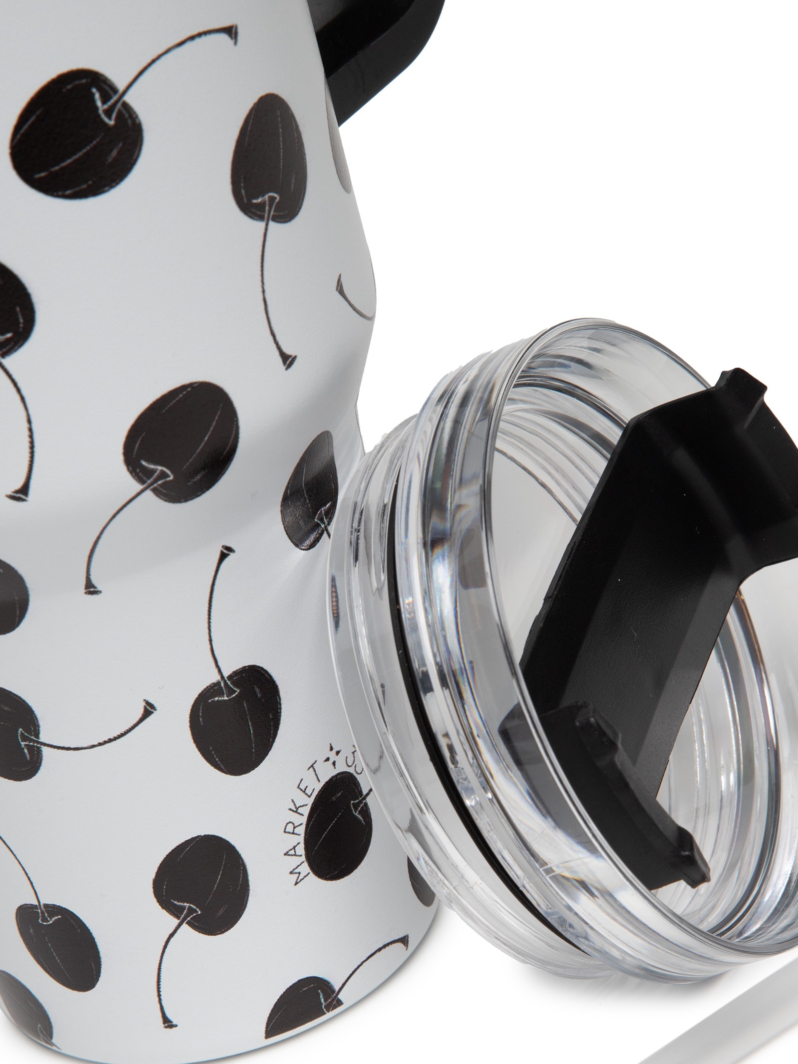 Copo Feminino Térmico Cherry 1200ml Branco Market 33