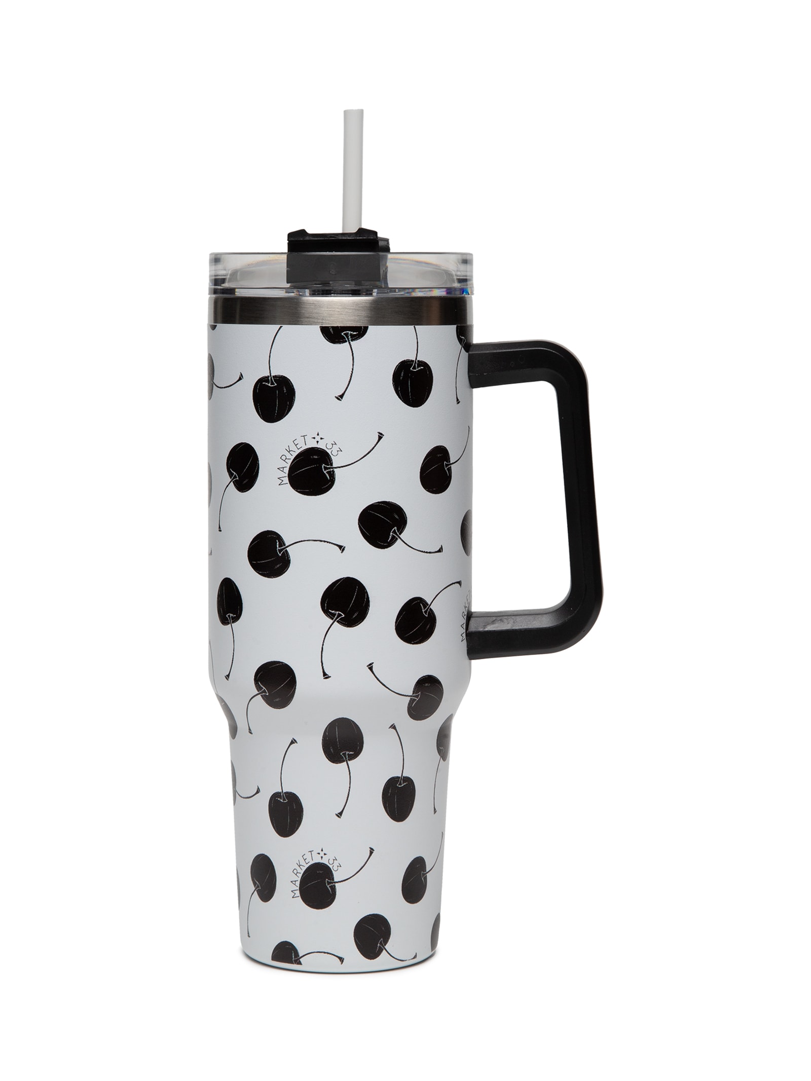 Copo Feminino Térmico Cherry Branco Market 33