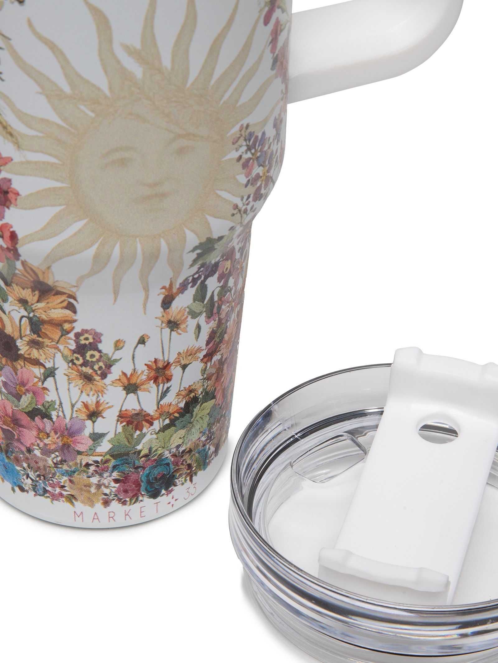 Copo Feminino Térmico Solar 1200ml Branco Market 33