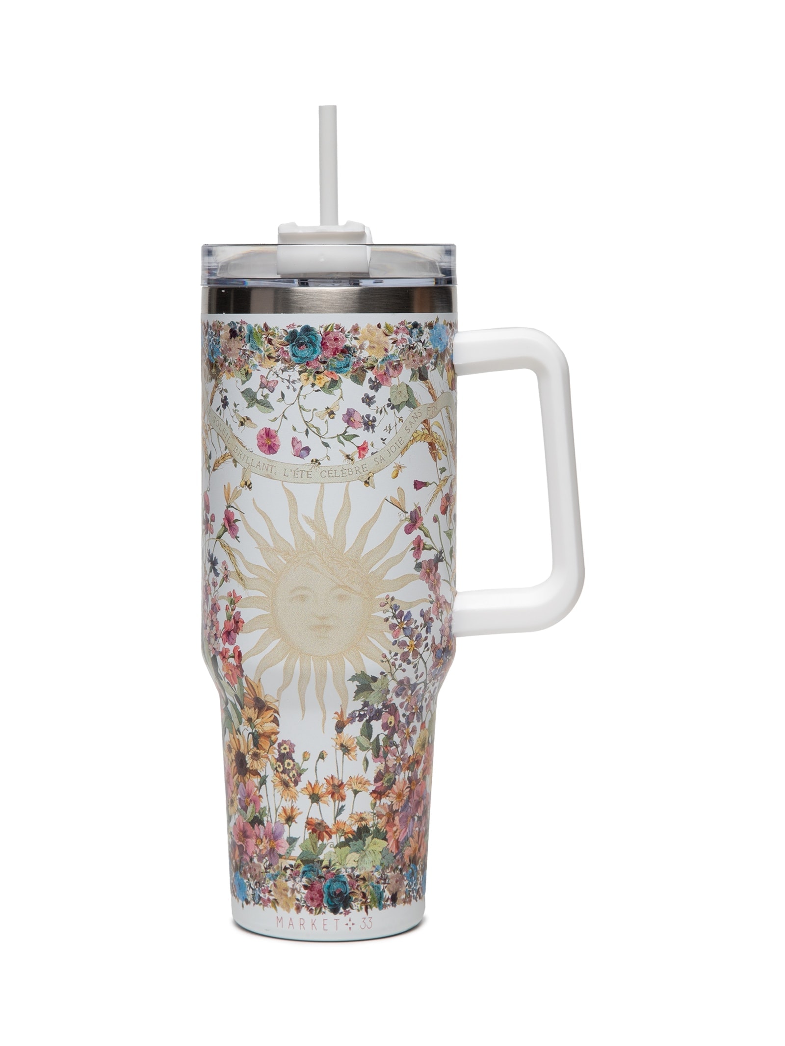 Copo Feminino Térmico Solar 1200ml Branco Market 33