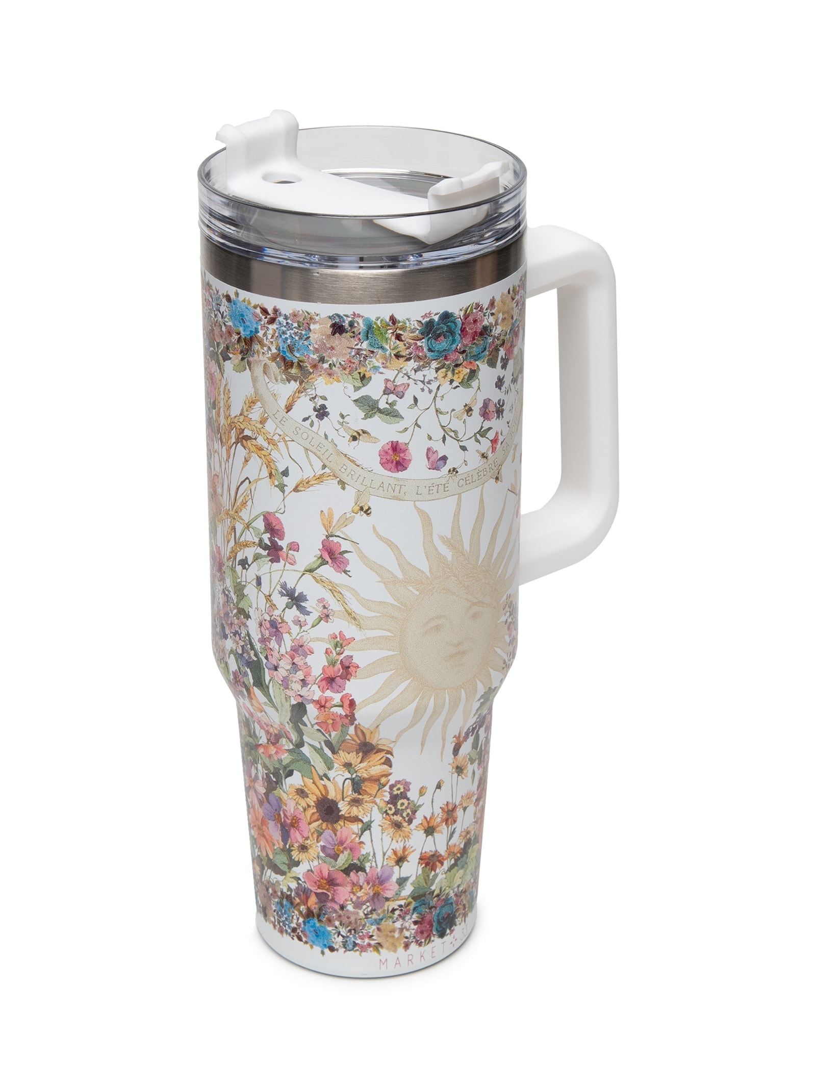 Copo Feminino Térmico Solar 1200ml Branco Market 33