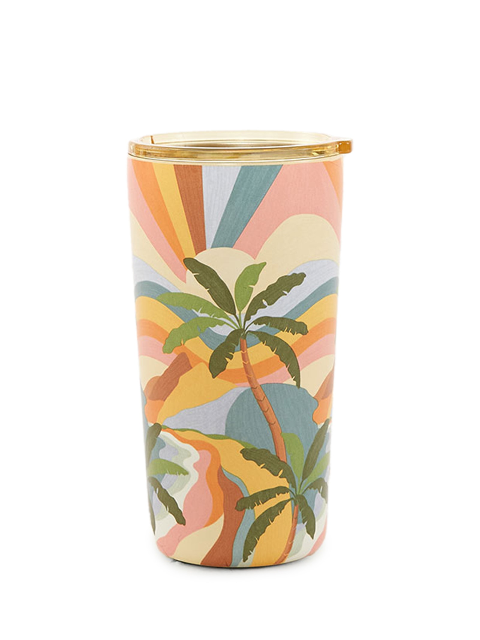 Copo Glub 500ML Paisagem Carioca Amarelo Farm Etc