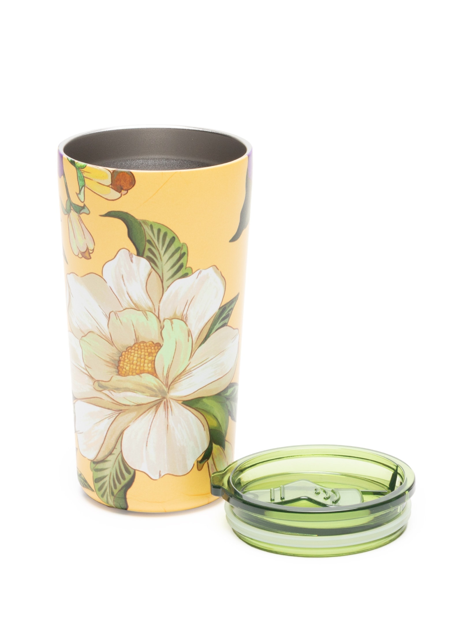 Copo Glub 500ML Pássaro em Flor Amarelo Farm Etc