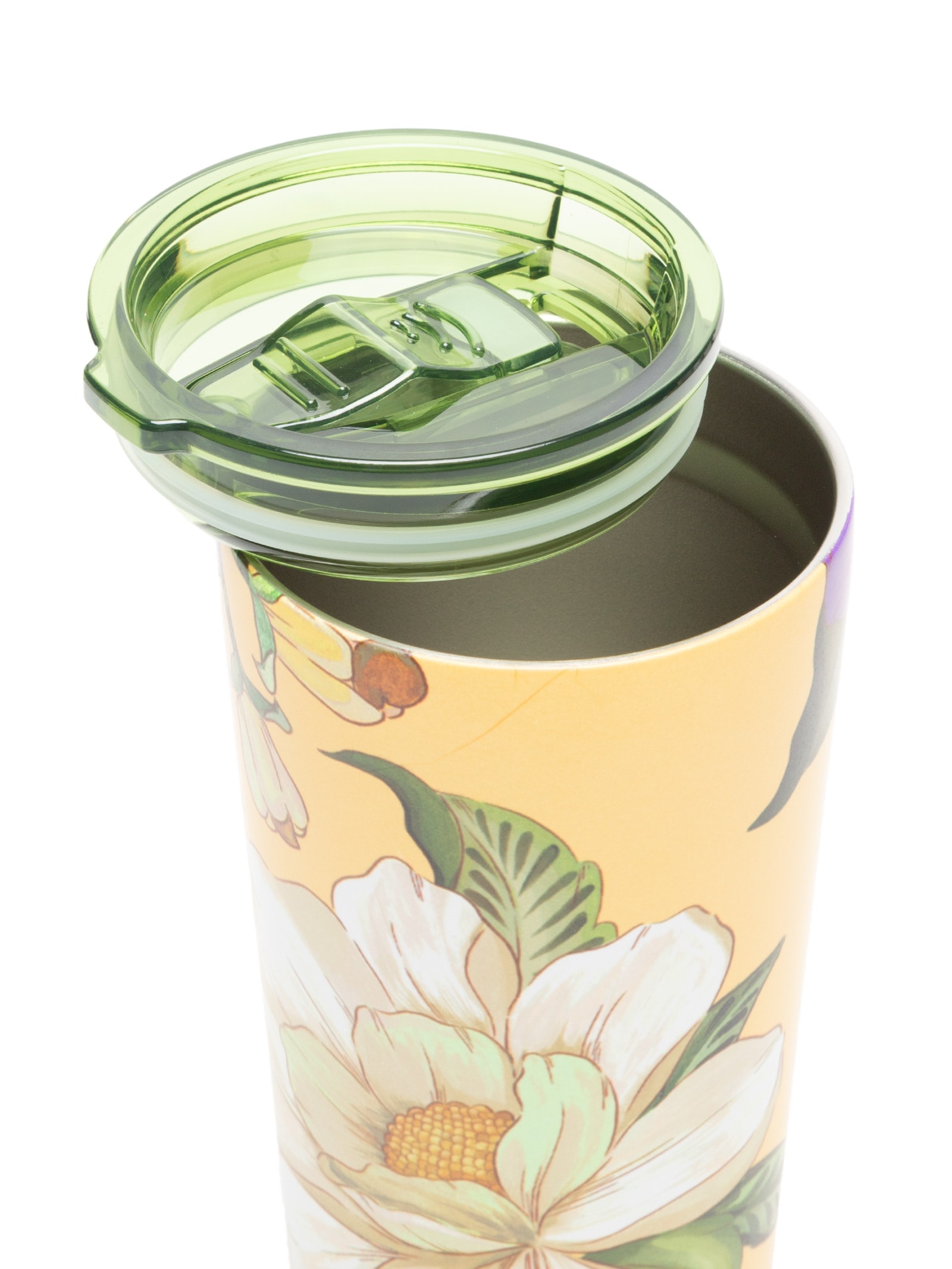 Copo Glub 500ML Pássaro em Flor Amarelo Farm Etc