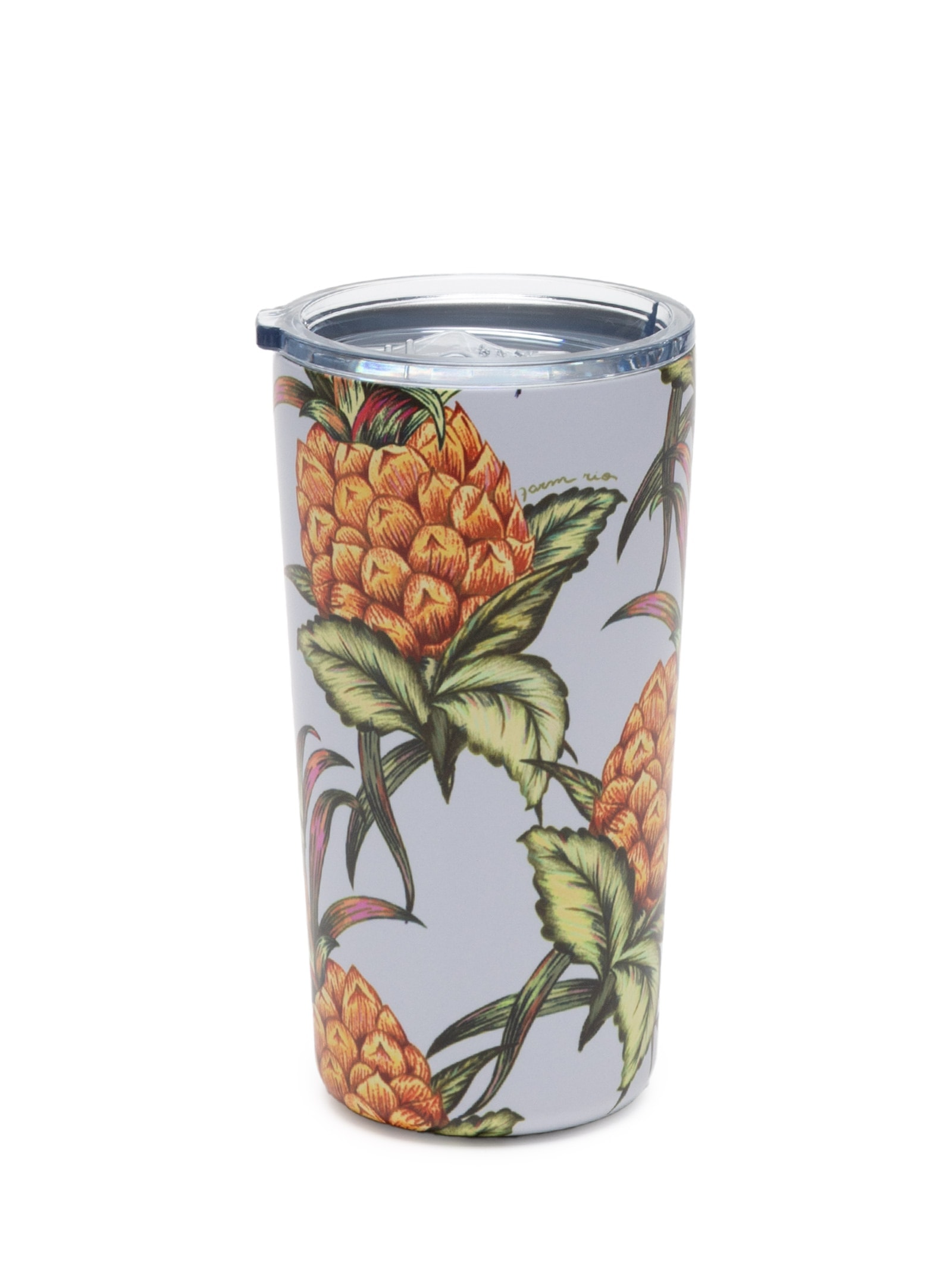 Copo Glub 500ML Suco de Abacaxi Branco Farm Etc